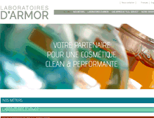 Tablet Screenshot of labo-armor.fr
